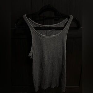 Aerie grey full length tank top